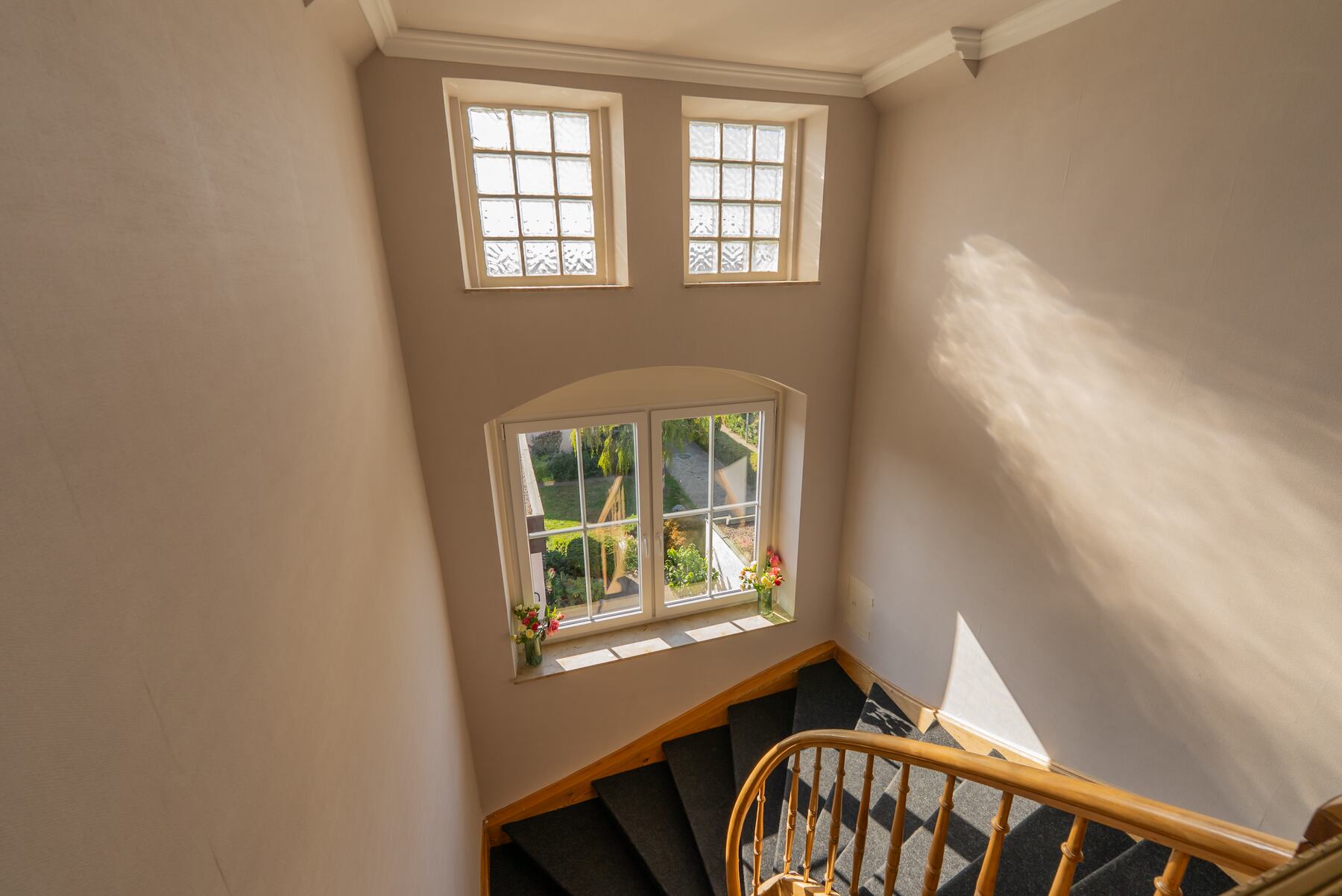 Blick von oben ins Treppenhaus